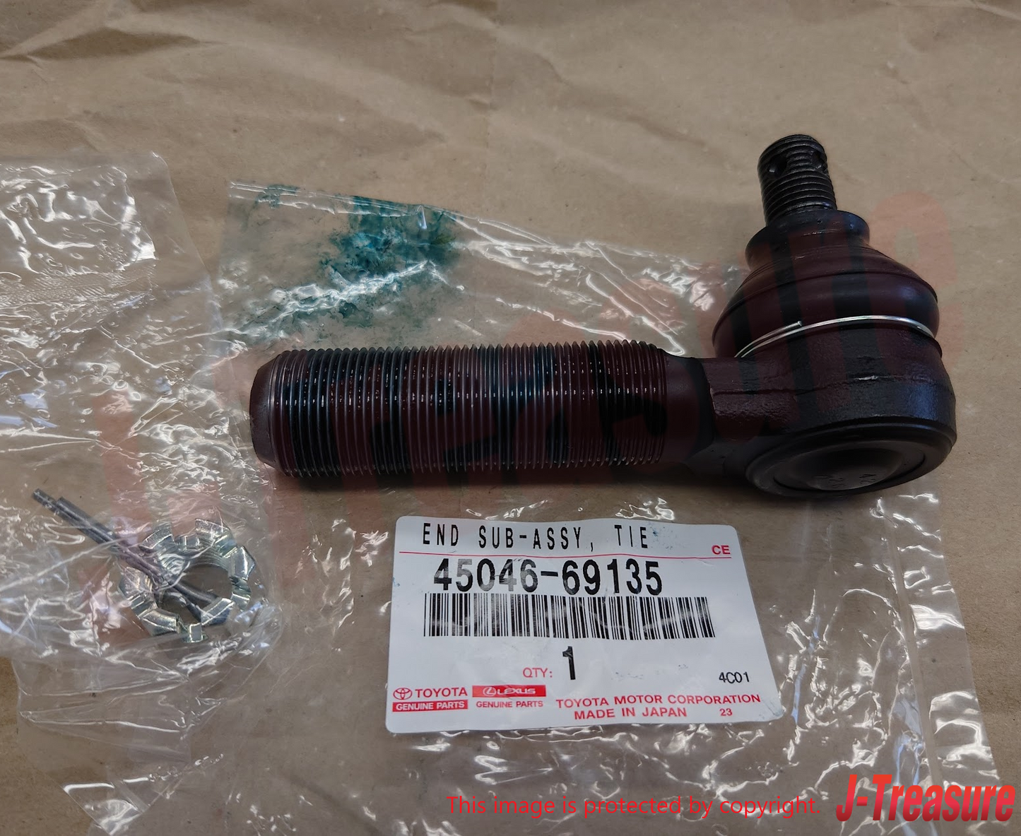 TOYOTA LAND CRUISER FZJ80 1991-1997 LHD Genuine Tie Rod End RH & LH Set OEM