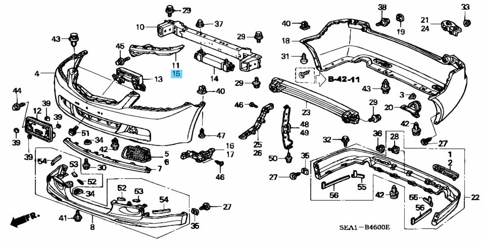 HONDA ACCORD CL7 Acura TSX 04-08 Genuine Headlight Lamp Bracket LH 71190-SEA-000