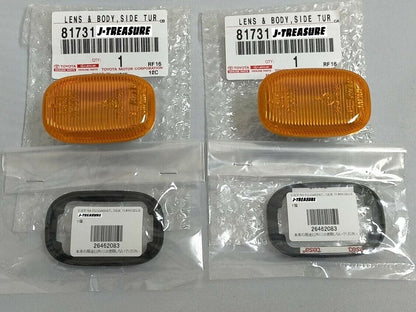 TOYOTA MR2 MR-S Roadster Spyder ZZW30 Genuine Side Turn Signal Lamp Lens GK Set