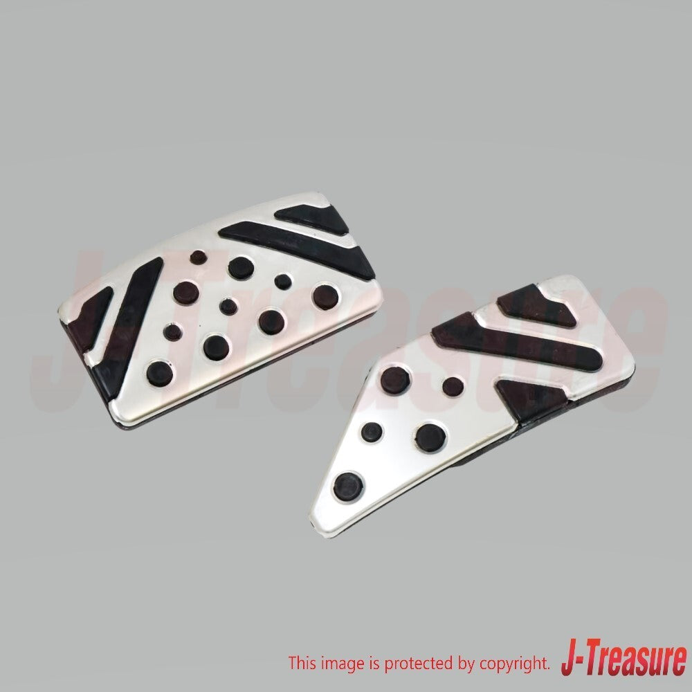 MITSUBISHI LANCER Evo 10 CZ4A 07-16 Genuine Aluminu Accele & Brake Pedal Pad Set