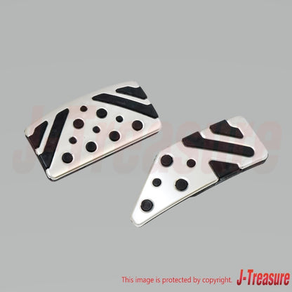 MITSUBISHI LANCER Evo 10 CZ4A 07-16 Genuine Aluminu Accele & Brake Pedal Pad Set
