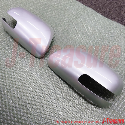 TOYOTA VITZ YARIS SCION xD Genuine Outer Mirror Cover Silver Right Left Set OEM