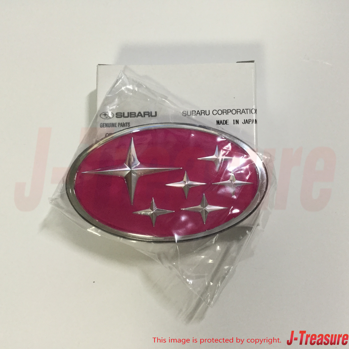 SUBARU IMPREZA WRC GC8 / GF8 Custom Pink Emblem Badge Ornamental Rare La Ansport