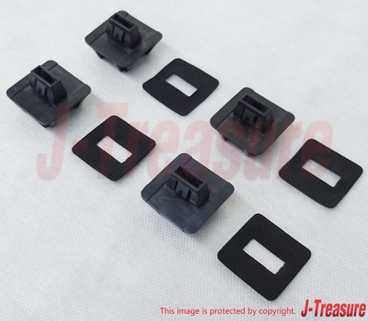 SUBARU SAMBAR KS3 91-99 Genuine Front Bumper Clip bracket 57750TA040 OEM x4 set