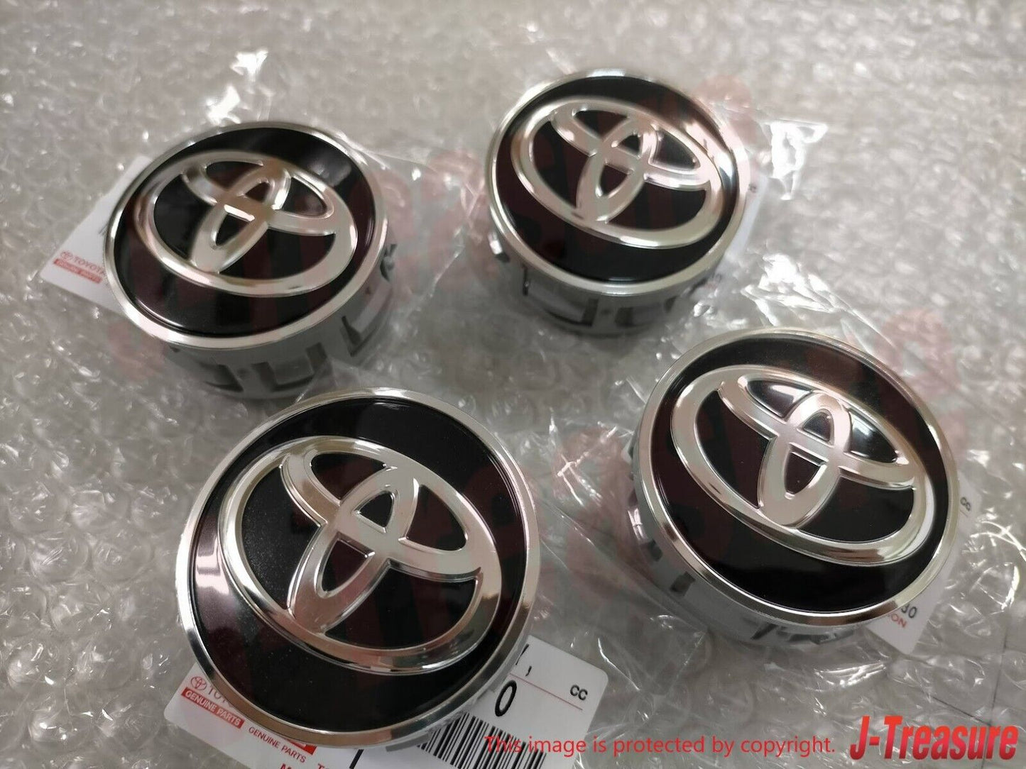 TOYOTA PRIUS 16-22 COROLLA 17-22 YARIS 14-18 Genuine Wheel Hub Ornament 4set OEM