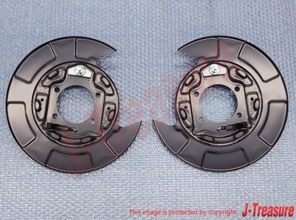 MITSUBISHI LANCER CY4A '09-15 Genuine Rear Brake Backing Plate RH & LH Set OEM