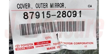 TOYOTA RAV4 ASA42 2017-2018 Genuine Outer Mirror Cover RH 87915-28091 OEM