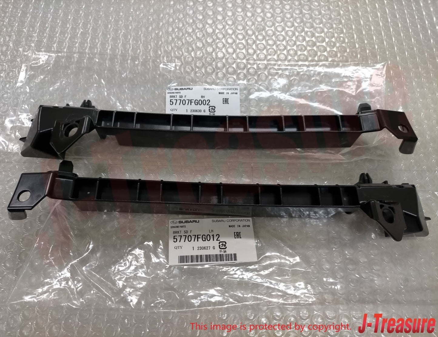 SUBARU IMPREZA WRX 08-11 Genuine Front Bumper Side Bracket Right & Left Set OEM