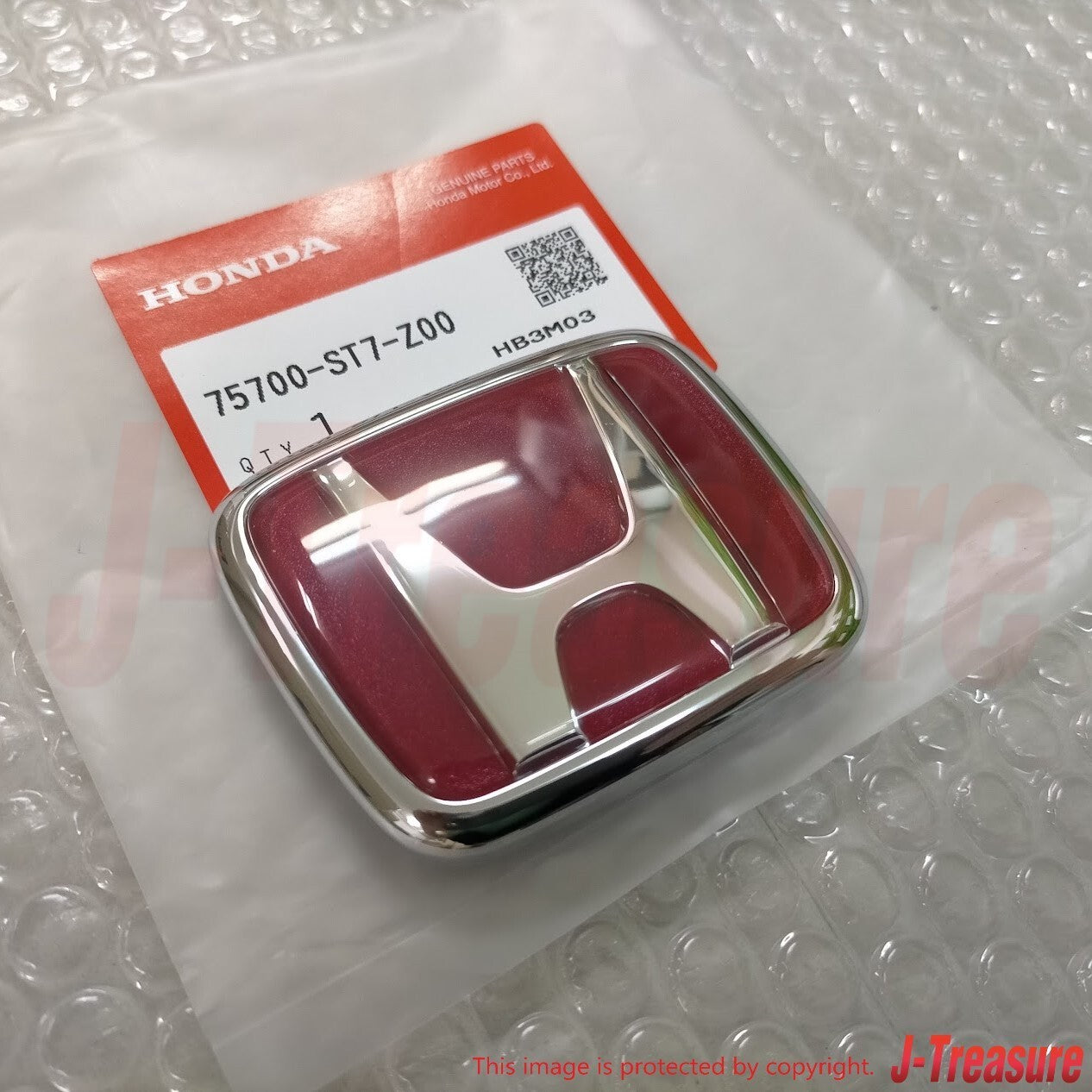 HONDA CIVIC TYPE-R EK9 99-00 Genuine Late Model Red Emblem Front & Rear Set OEM