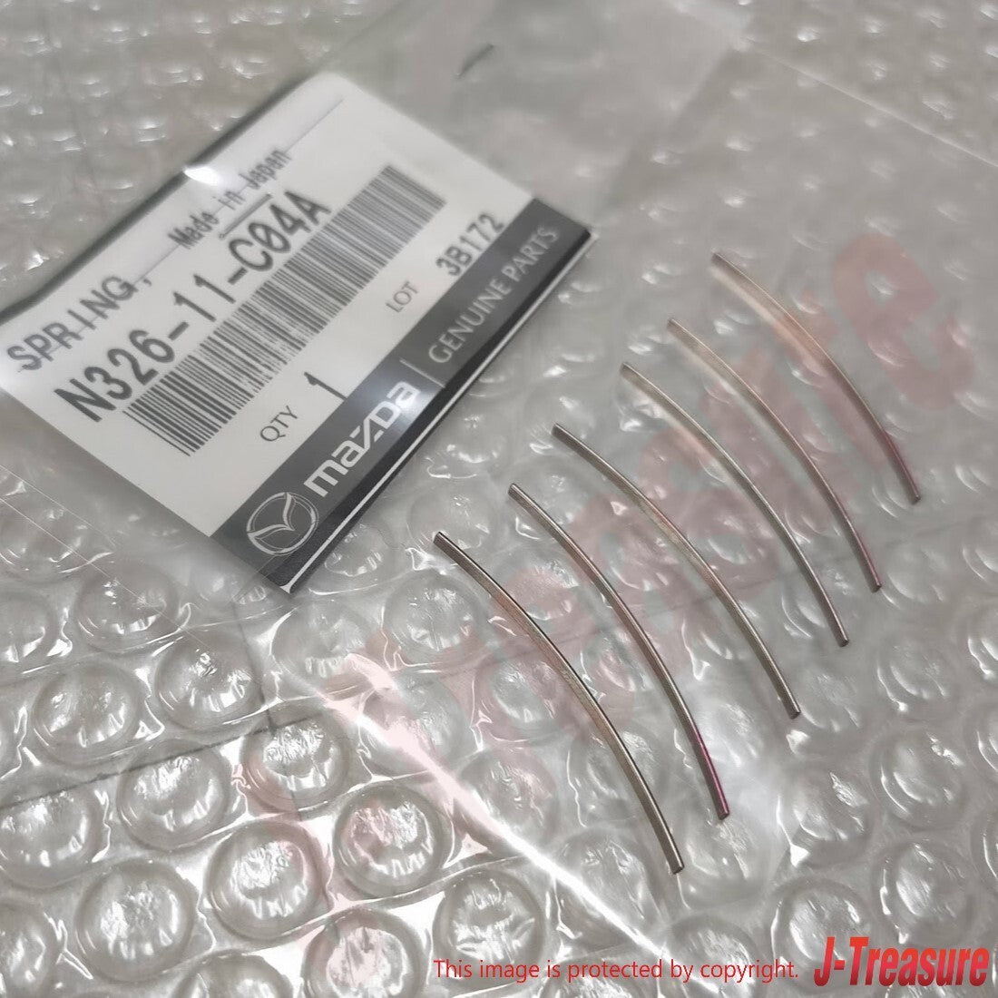 MAZDA RX-7 RX7 FC3S FD3S Genuine 13B Apex Seal Spring Set of 6 N326-11-C04A OEM