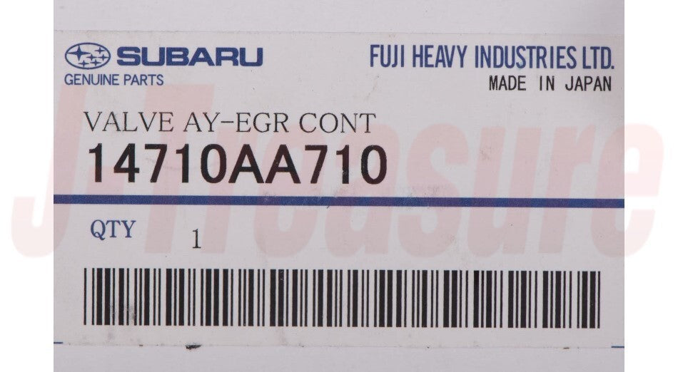 SUBARU OUTBACK BP9 08-19 Genuine E.G.R. Control Valve Assembly 14710AA710 OEM