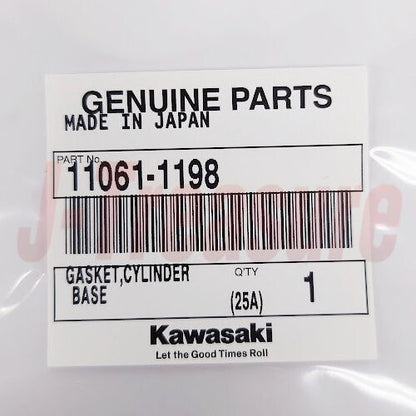 KAWASAKI KX250 21-24 Genuine Piston & Ring Set & Pin & Gasket & Pin Snap Set