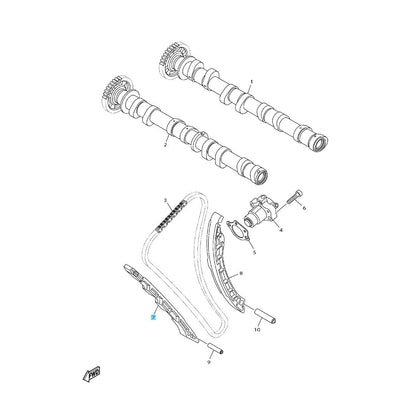 YAMAHA YZF-R1 YZF-R1M 2015-2024 Genuine Cam Chain 1 Damper 2CR-12251-00-00 OEM