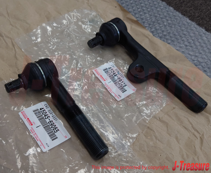 TOYOTA LAND CRUISER FZJ80L 91-97 Genuine Steering Relay Rod End RH & LH Set OEM