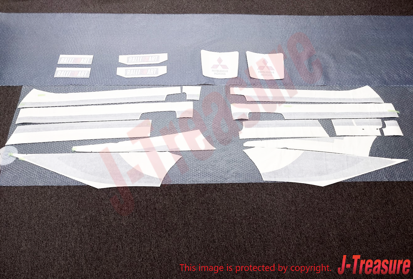MITSUBISHI LANCER EVO 6 Genuine Tommi Makinen Edition Decal 8 pieces Set OEM