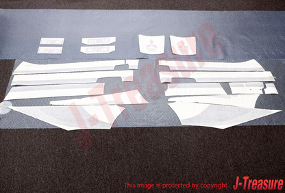 MITSUBISHI LANCER EVO 6 Genuine Tommi Makinen Edition Decal 8 pieces Set OEM