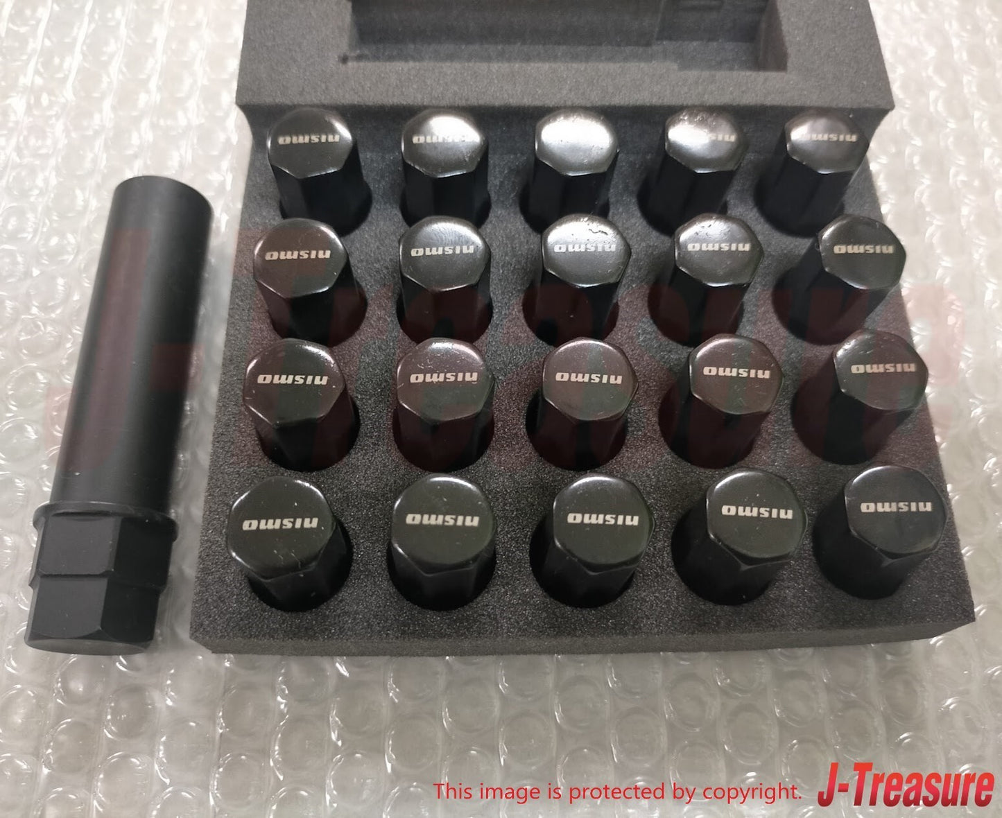 NISMO Wheel Nut Set Standard Type 7 Square Lug Nuts 34mm 20 pcs. 40220-RN810 GTR