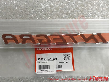 HONDA INTEGRA DC5 2001-2007 Genuine Rear Emblem "INTEGRA" & "TYPE S" Set OEM JDM