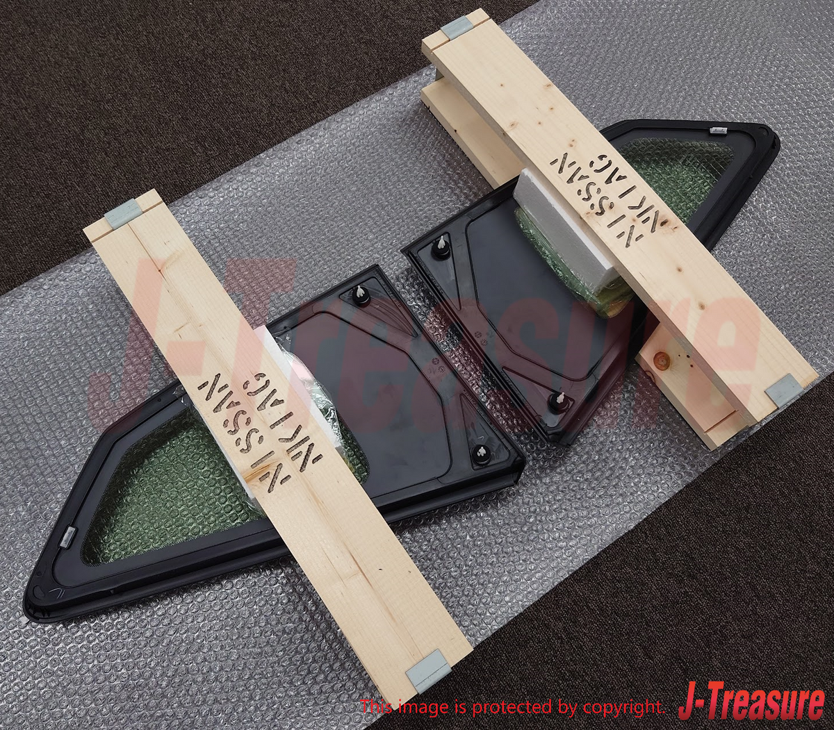 NISSAN GT-R R35 '11-23 Genuine Rear Quarter Glass Window RH & LH Set OEM