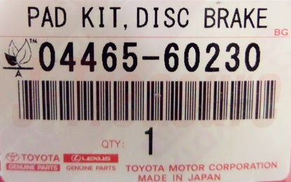 LEXUS LX470 UZJ100 2002-2007 Genuine Front Disc Brake Pad Kit 04465-60230 OEM