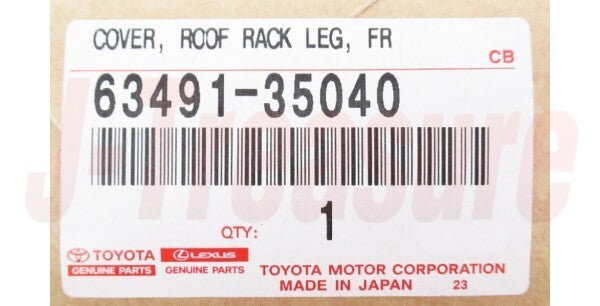 TOYOTA 4RUNNER GRN280 10-24 Genuine Front Roof Rack Leg Cover RH & LH Set OEM