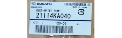SUBARU SAMBAR VAN & TRUCK KS KV Genuine Water Pump Gasket 21114KA040 OEM
