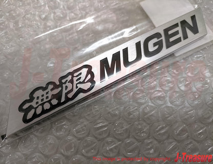 MUGEN Metal Emblem Large for HONDA Universal Silver/Black 90000-YZ8-H607 OEM
