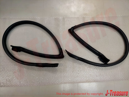 NISSAN 240SX S13 1989-1994 Genuine Body Side Weather Strip Right & Left Set OEM