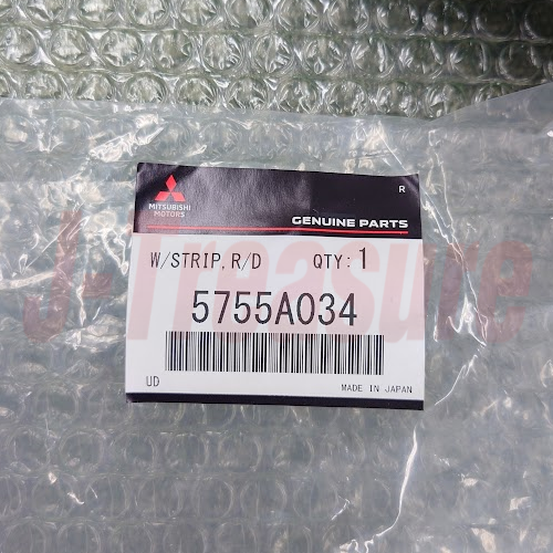 MITSUBISHI LANCER EVO 10 08-15 Genuine RR Door Opening Otr Weatherstrip RH OEM