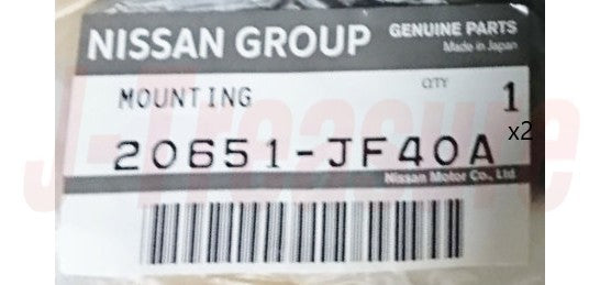 NISSAN GT-R R35 '09-10 Genuine Exhaust Mounting Rubber Assy 20651-JF40A x2 Set