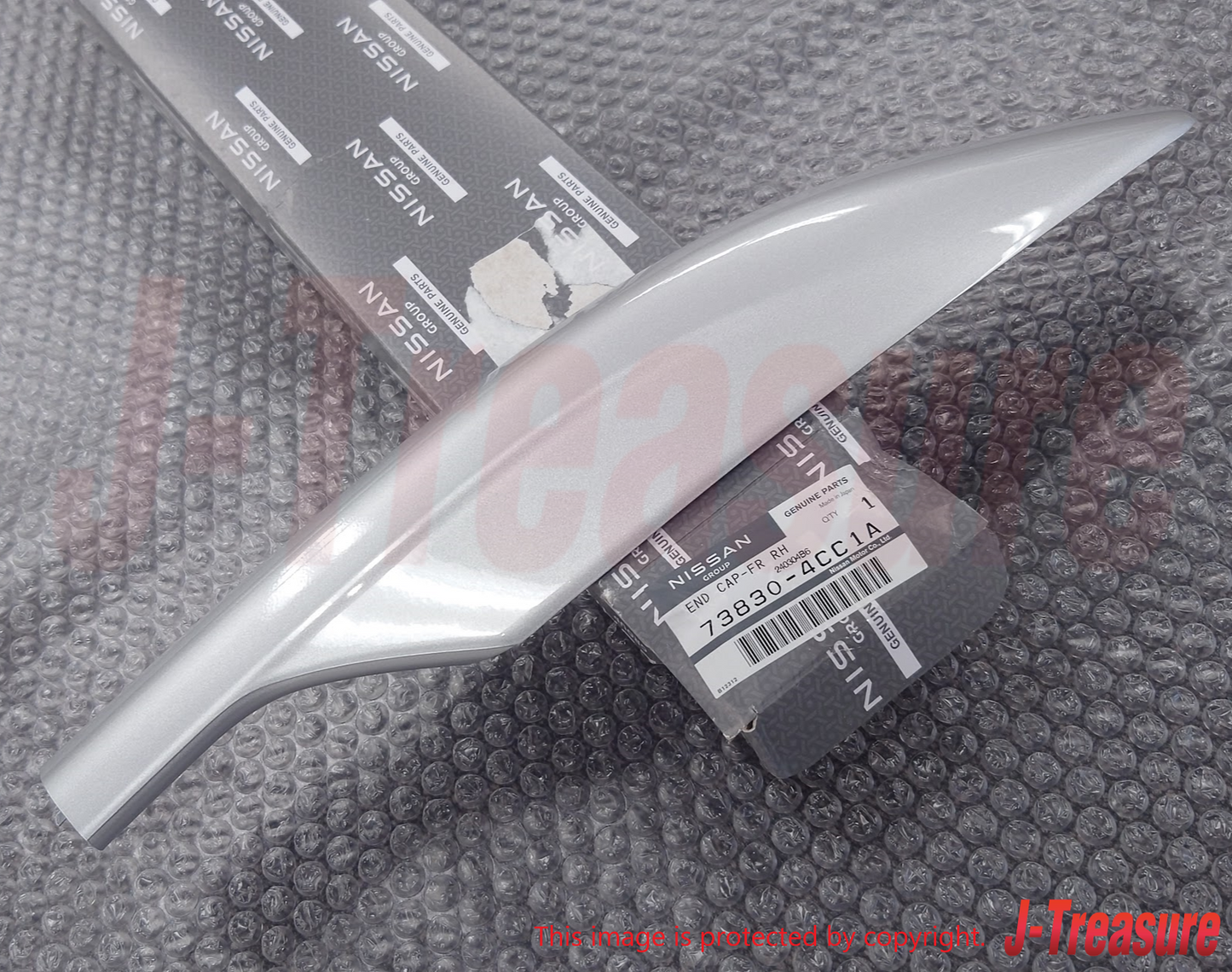 NISSAN ROGUE T32J 2018-2020 Genuine Roof Rack End Cap Front RH 73830-4CC1A OEM