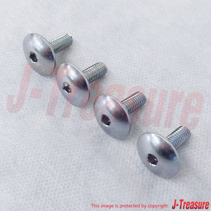 SUZUKI HAYABUSA GSX1300R 08-12 Genuine Front Fender Screw(6X16) x4 Set OEM