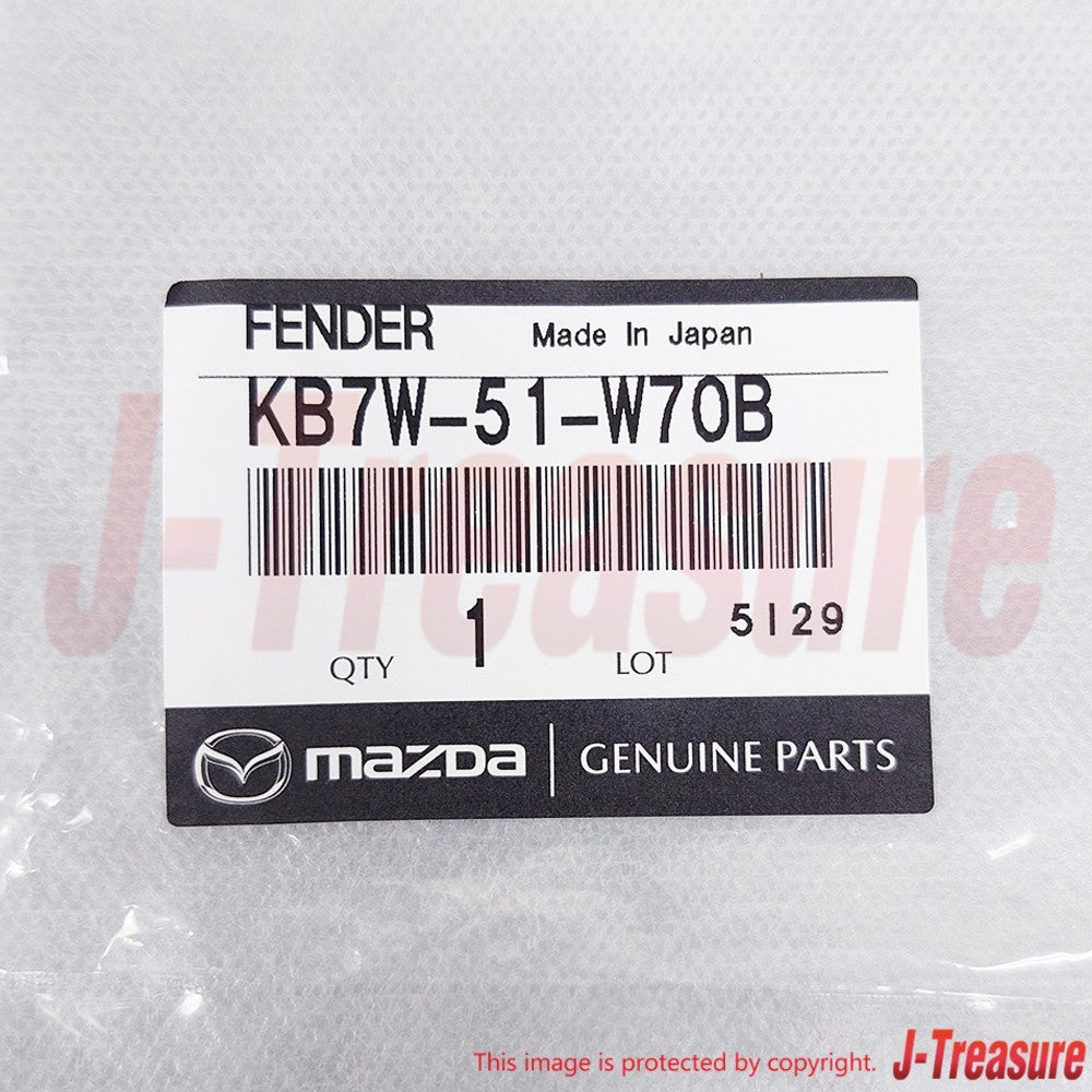 MAZDA CX-5 KF## 2017-2022 Genuine Front Fender Lower Molding RH KB7W-51-W70B OEM