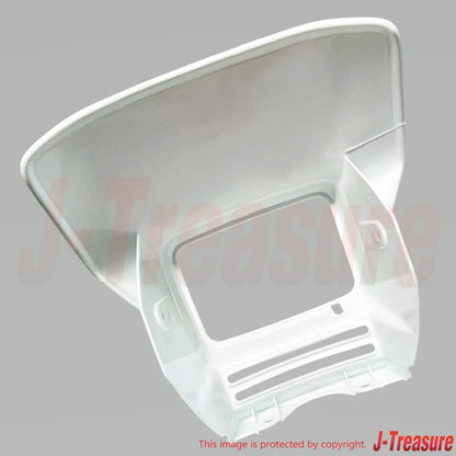 HONDA XR650L '00-08 Genuine Front Visor Set *NH196*(ROSS WHITE) 87125-MY6-A80ZA