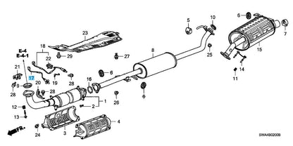 HONDA CR-V RE3 RE4 2007-2009 Genuine Air Fuel Ratio Sensor 36531-RZA-013 OEM