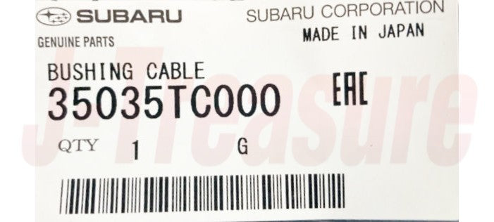 SUBARU IMPREZA GE# GT# '08-23 Genuine A/T Select Lever Cable Assy 35035TC000 OEM2
