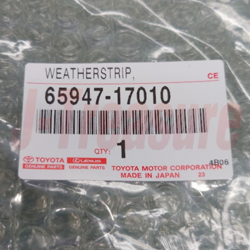 TOYOTA MR2 SPYDER ZZW30 00-05 Genuine Tarpaulin Rear Rail W/strip RH & LH Set