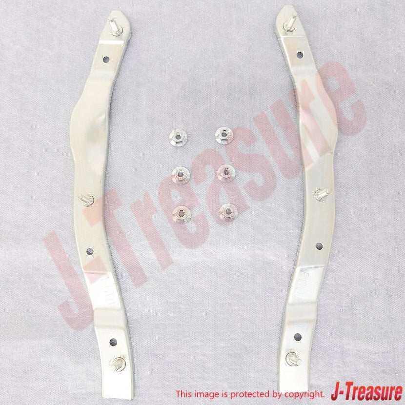 MAZDA RX-7 FC3C FC3S 86-91 Genuine Front Bumper Set Plate NO.3 RH & LH & Nut Set