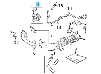 MAZDA CX-5 KF## 2019 Genuine 2.2L Diesel Vacuum Pump SH15-18-G00A OEM