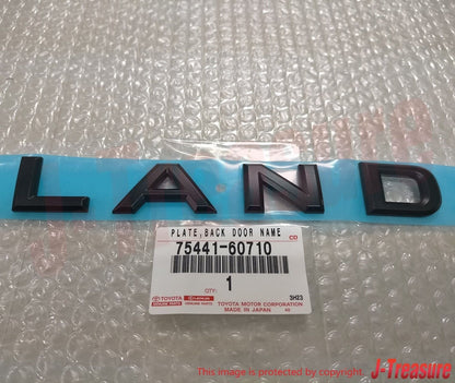 TOYOTA LAND CRUISER GR #JA300W 2021- Genuine Rear Emblem "LAND" "CRUISER" OEM