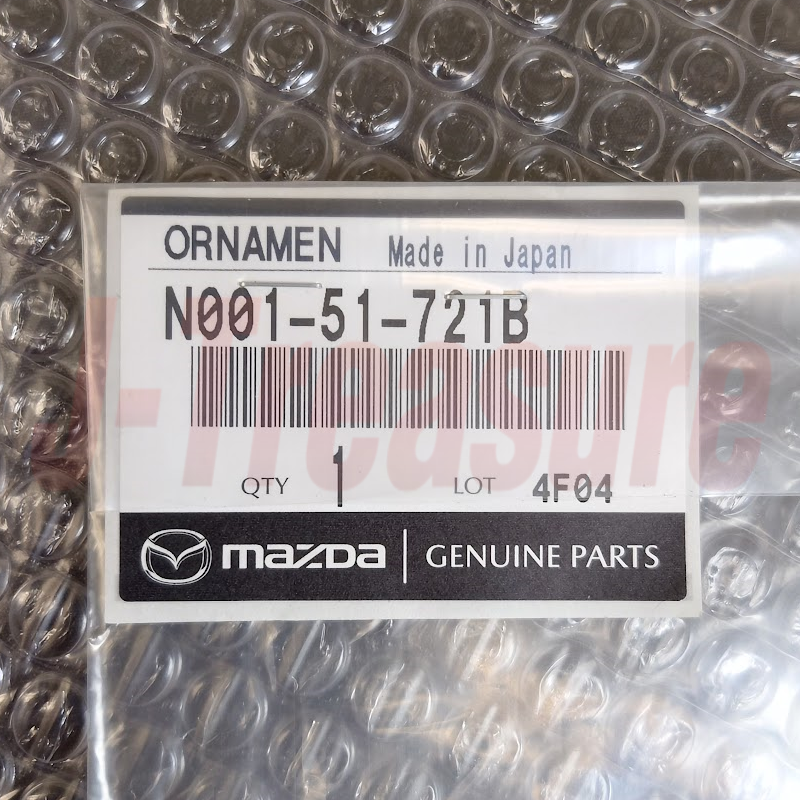 MAZDA MX-5 MIATA NA8C Genuine Rear Car Name Emblem "Roadster" N001-51-721B OEM