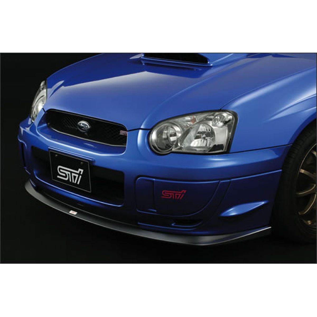 SUBARU BRZ IMPREZA LEGACY EXIGA FORESTER Genuine Front Lip Spoiler "STi" Emblem