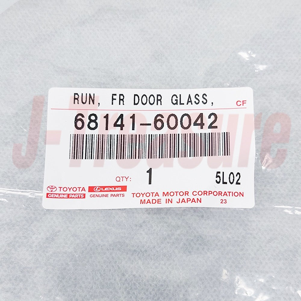 TOYOTA LAND CRUISER UZJ100 '98-07 Genuine Front Door Glass Run RH & LH Set OEM