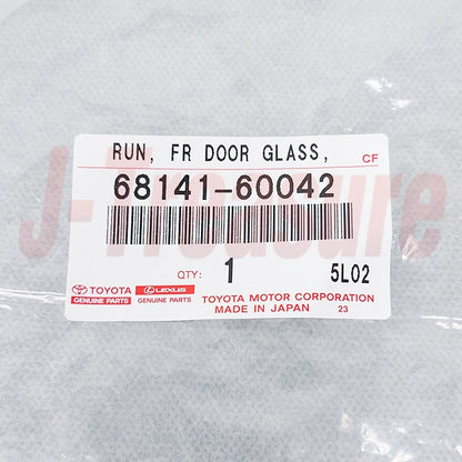 TOYOTA LAND CRUISER UZJ100 '98-07 Genuine Front Door Glass Run RH & LH Set OEM