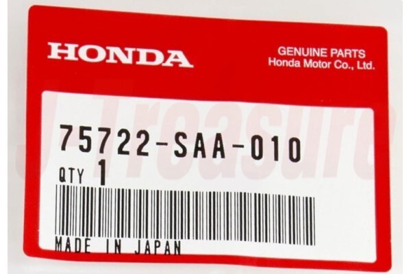 HONDA FIT GD1 GD2 Genuine Rear Emblem Red Dot "FIT" 75722-SAA-010 OEM