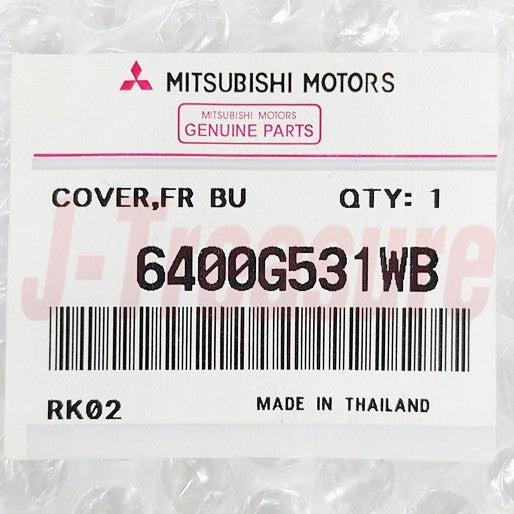 MITSUBISHI MIRAGE A03A A05A 2017-2020 Genuine Front Bumper Cover 6400G531WB OEM
