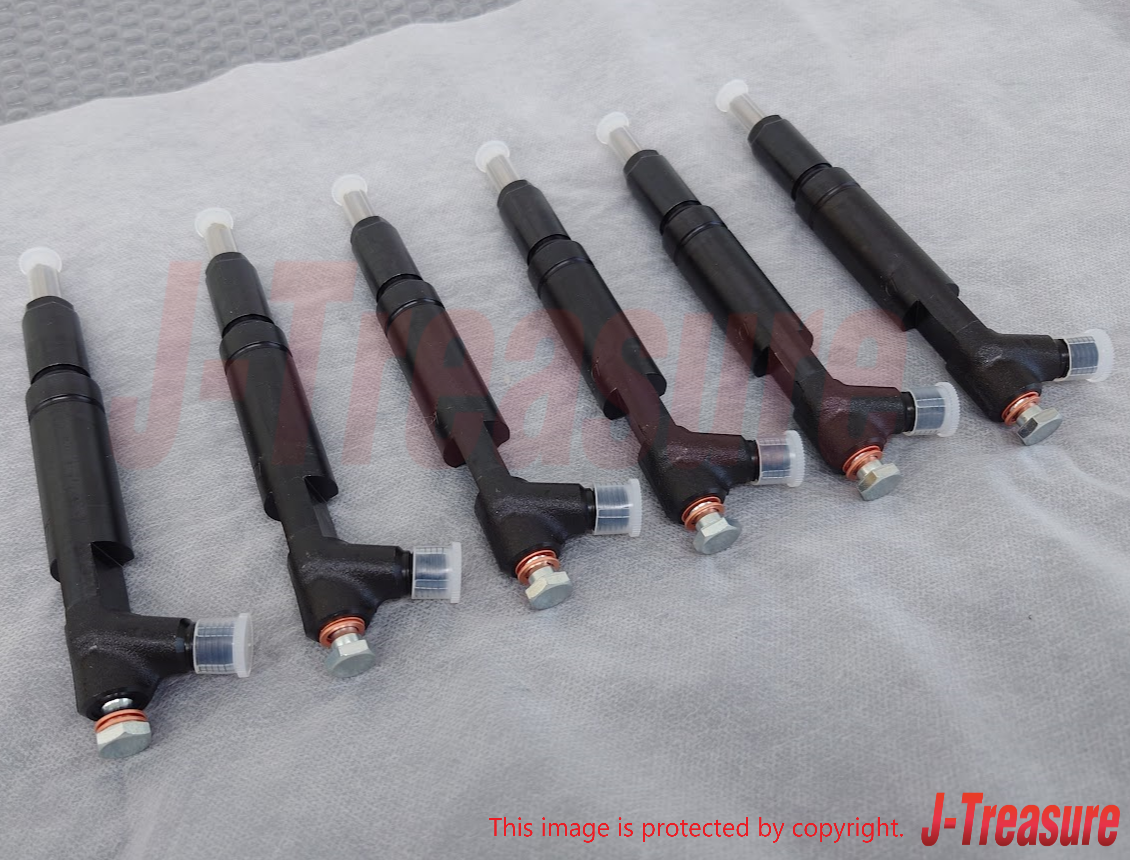 TOYOTA LAND CRUISER COASTER Genuine Fuel Injector Nozzle x6 Set 23600-17032 OEM