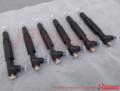 TOYOTA LAND CRUISER COASTER Genuine Fuel Injector Nozzle x6 Set 23600-17032 OEM