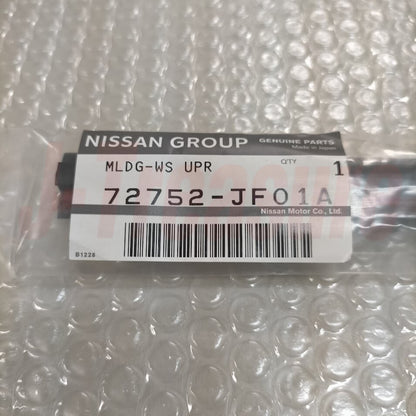 NISSAN GT-R R35 09-21 23 Genuine Front Windshield Upper Moulding 72752-JF01A OEM