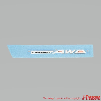 SUBARU IMPREZA GE GH 12-14 Genuine Rear Emblem 驕ｯ・ｶ隰壽ｷｻMMETRICAL AWD驕ｯ・ｶ郢晢ｽｻ93073XA190 OEM